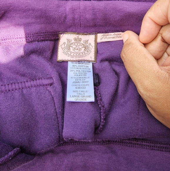 (Authentic) Vintage Juicy Couture Velour Track Suit - Picture 13 of 16